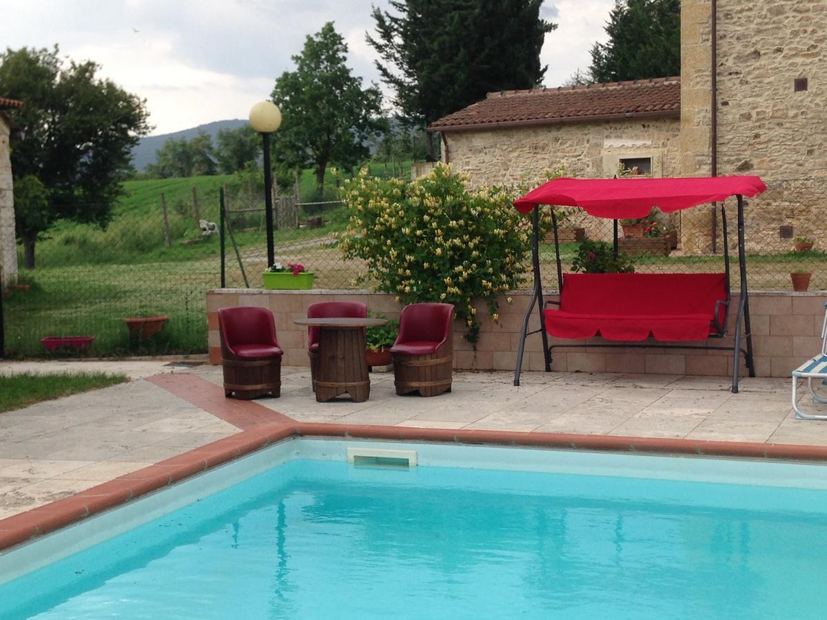 塞尔·迪·拉波拉诺Agriturismo Podere La Selva别墅 外观 照片